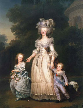 Marie Antoinette with her children B - Adolf-Ulrik Wertmuller